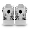 Vegeta Blue Sneakers Air Mid Custom Dragon Ball Anime Shoes Mix Manga