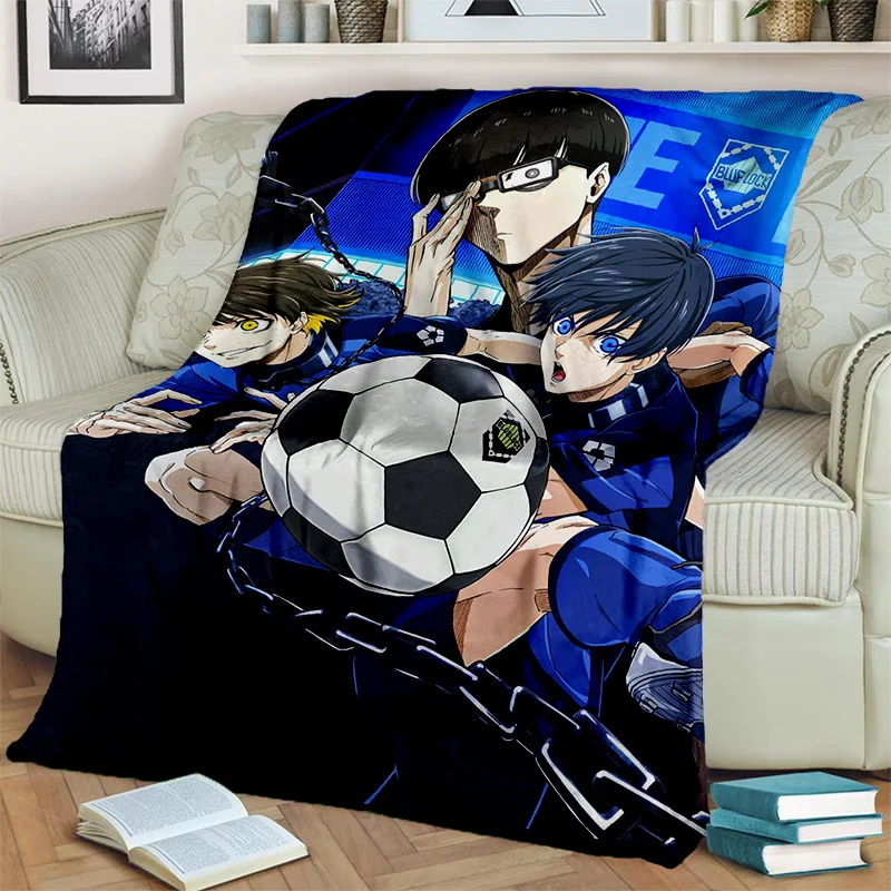 3D Football Anime Blue Lock Cartoon Blanket Soft Throw Blanket for Home Bedroom Bed Sofa Picnic 6 - Official Blue Lock Store